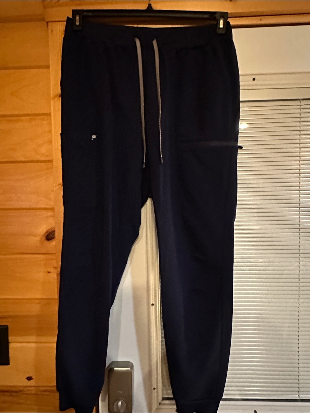 Women’s Navy Jogger Pants with Drawstring